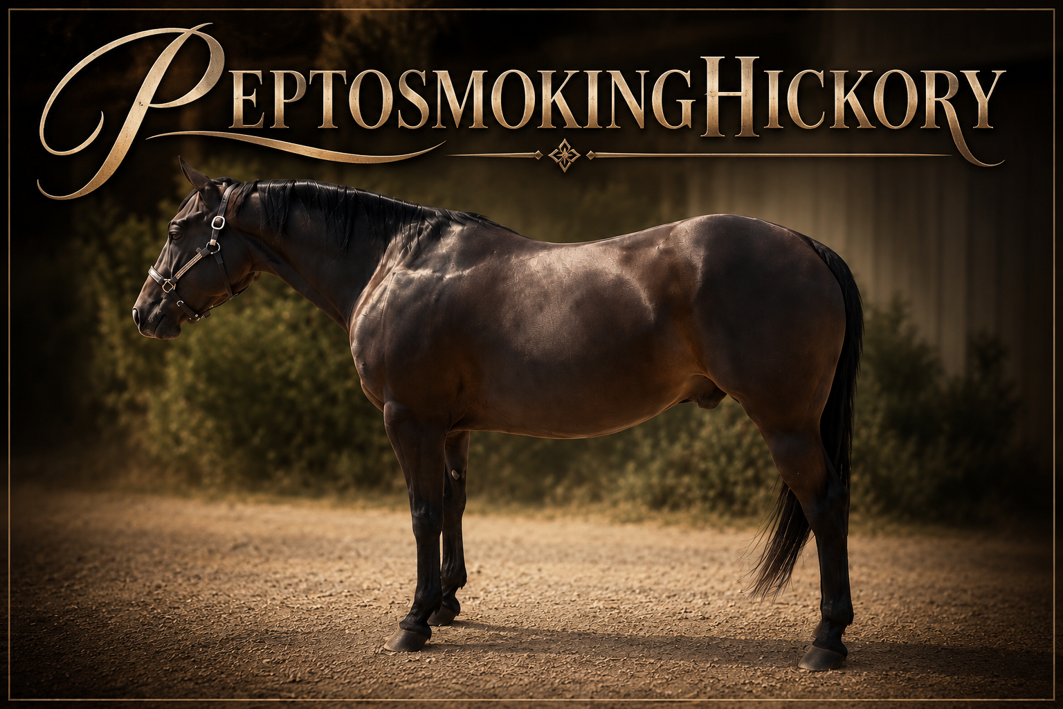 EZ, a performance horse offered for sale